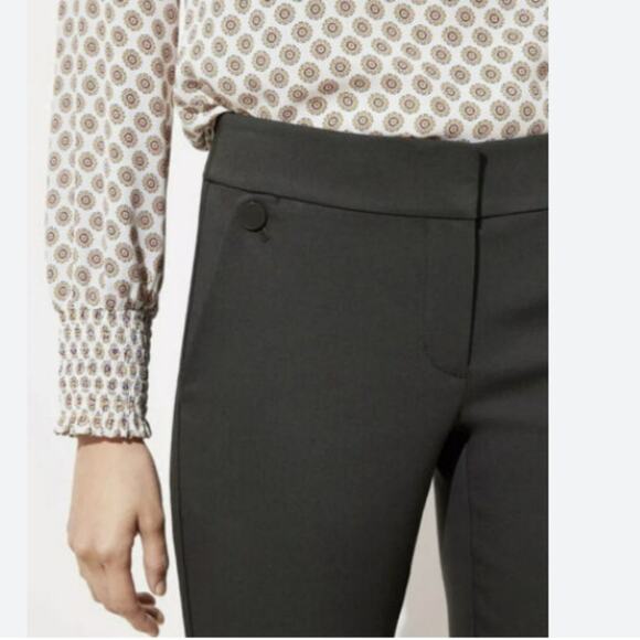 Loft Marisa Skinny Ankle Charcoal Trouser Pant Size 2 - Picture 1 of 8